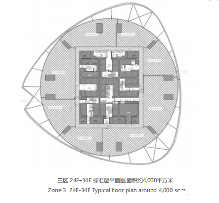 上海中心大厦整层平面图